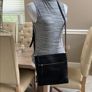 HALOGEN leather cross body